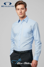 Biz Collection Mens Base Long Sleeve Shirt - S10510