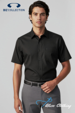 Biz Collection Mens Base Short Sleeeve Shirt - S10512