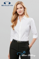 Biz Collection Womens Base ¾ Sleeve Shirt - S10521