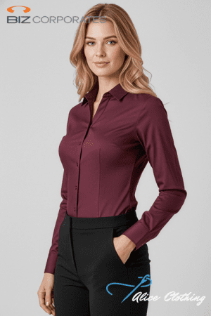 Biz Corporates 40310 Ladies Hudson L S Shirt