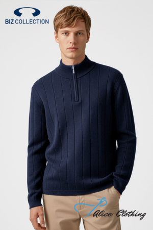 Biz Collection Mens 80 20 Wool Rich Pullover WP10310