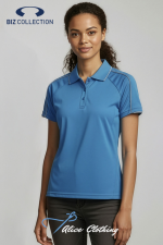 Biz Collection Womens Blade Short Sleeve Polo P303LS