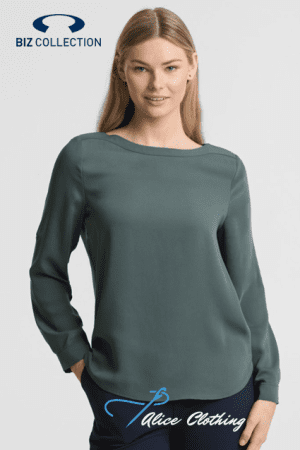 Biz Collection Womens Madison Boatneck Top S828LL