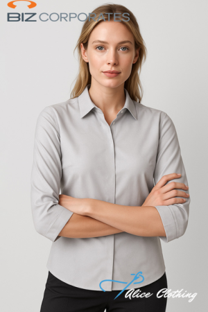RS968LT Womens Charlie 3 4 Sleeve Shirt - Alice Clothing RS968LT Womens Charlie 3 4 Sleeve Shirt