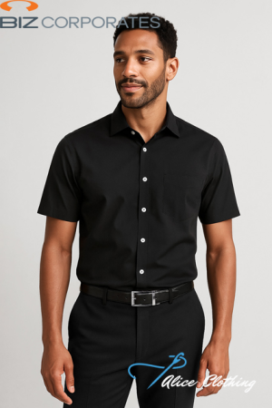 RS968MS Mens Charlie Classic Fit short Sleeve Shirt - Alice Clothing RS968MS Mens Charlie Classic Fit short Sleeve Shirt