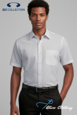Biz Collection Mens Ambassador Short Sleeve Shirt - S251MS