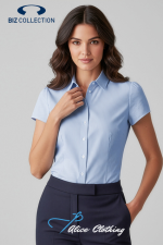 Biz Collection Womens Euro Short Sleeve Shirt - S812LS