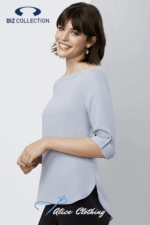 Biz Collection Womens Madison Boatneck Top - S828LL