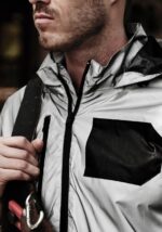 ZJ380 Syzmik Streetworx Reflective Waterproof Jacket Front