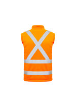 ZJ680 Orange Vest Back 1