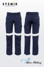 ZP521 Syzmik Mens Orange Flame Taped Cargo Pant