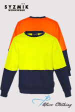 ZT475 Syzmik Unisex HiVis 320G Crew Sweatshirt