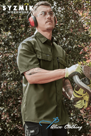 ZW465 Syzmik Mens Outdoor S S Shirt