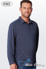 Stencil 1043 Freshen Mens L/S Polo