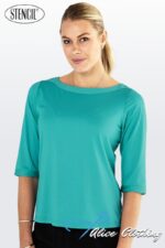 1259Q Stencil Argent Ladies 34S Top