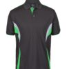 Gunmetal/Pea Green/Grey