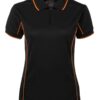 Black/Orange