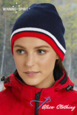 CH63 Contrast Stripe Beanie - Alice Clothing CH63 Contrast Stripe Beanie