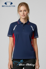 Biz Collection Womens Renegade Short Sleeve Polo - P700LS