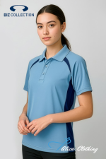 P7700B Kids Splice Short Sleeve Polo