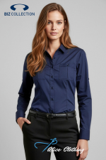 Biz Collection Womens Bondi Long Sleeve Shirt - S306LL