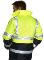 Huski Venture HiVis 4 in 1 Contrast Jacket YN B - Alice Clothing Huski Venture HiVis 4 in 1 Contrast Jacket YN B