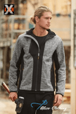 jk49 AIW Laminated Functional Knit Hoodie