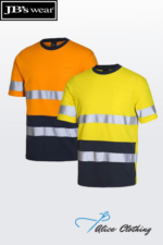 6DNTC JB's HiVis (D+N) Crew Neck Cotton T-Shirt