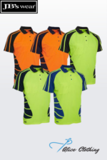 6HSP JB's Hi Vis S/S Spider Polo