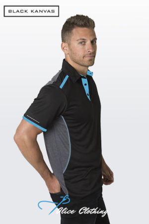 BLACK KANVAS BKP500 Mens Polo Shirt