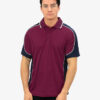 Burgundy/Navy/White