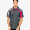 Charcoal/White/HotPink
