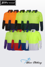 6HVPL JB's HiVis L/S Traditional Polo