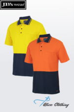6HVQS JB's HiVis S/S Cotton Pique Trad Polo