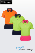 6LHCP JB's Ladies HiVis S/S Comfort Polo