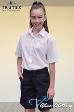 ATBH Trutex Girls S/S Blouse with Button up Collar