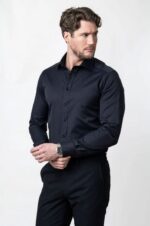Green Bow 01 Mens Shirt in black