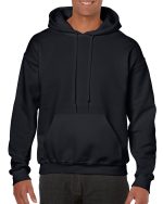 18500 Adult Hooded Sweatshirt Black1