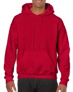 18500 Adult Hooded Sweatshirt Cherry Red