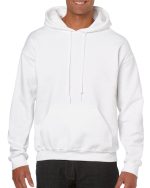 18500 Adult Hooded Sweatshirt White
