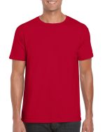 64000 Adult T Shirt Cherry Red