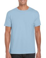 64000 Adult T Shirt Light Blue