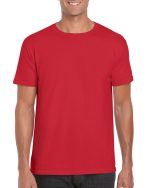 64000 Adult T Shirt Red