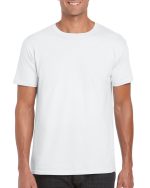 64000 Adult T Shirt White