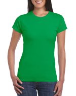 64000L Ladies T Shirt Irish Green