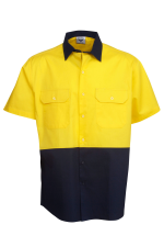 C84 SAFETY YELLOW NAVY BLUE