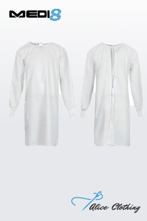 M81809 Medi8 Patient Long Sleeve Gown