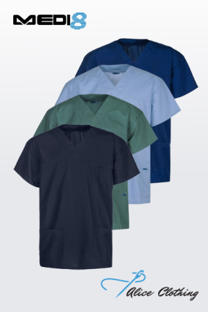 M88000 Medi8 Unisex Scrub Top with Pockets