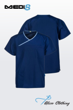 M88010 - Medi8 Unisex Reversible Scrub Top - Alice Clothing M88010 - Medi8 Unisex Reversible Scrub Top