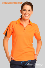 SW26A AIW HiVis Ladies Legend SS Polo - Alice Clothing SW26A AIW HiVis Ladies Legend SS Polo